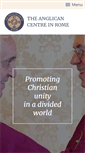 Mobile Screenshot of anglicancentreinrome.org